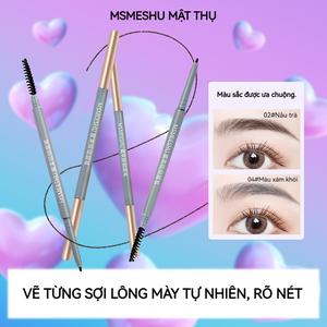 Chì Kẻ Mày Siêu Mỏng, MSMEESHU, Tạo Hình Chính Xác, Không Thấm Nước Và Chống Mồ Hôi, Lâu Trôi Nhòe, Mua Ngay, Tặng 1, Tổng 4 Miếng môi cho bé gái lipstick má loppy trẻ em màu đỏ cam bộ người yêu bánh xăm hello kitty 30 ngày bảng son mosskiss satin lip hoa