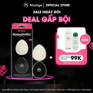 Set 2 Mút Trang Điểm Kháng Khuẩn Mastige Marshmallow Mini Che Khuyết Điểm Tốt, Dễ Tán Nền