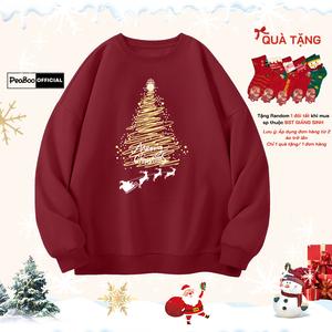 Áo Sweater Past Time Favour Nam Nữ By PEABOO Unisex Chất Nỉ Lót Bông Form Rộng