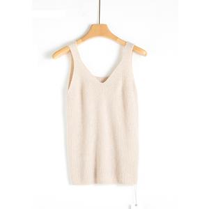 Áo Cổ Yếm Dệt Kim Cashmere, MuMeng, Dành Cho Nữ, Áo Len Dễ Phối Đồ Thích Hợp Cho Tất Cả Các Mùa, Lớp Bên Trong, Được Làm Bằng 100% Cashmere