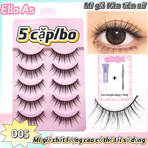 Lông Mi Giả, Trông Tự Nhiên, Dày Và Dài, Lông Mi "Manga", Lông Mi "Chéo", Lông Mi "Big Devil", Nhiều Kiểu Có Sẵn, Bộ 5 Cặp