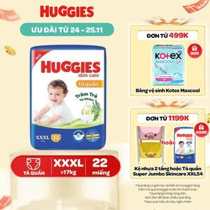Tã quần HUGGIES SKINCARE JUMBO Size XXXL22