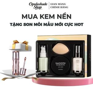 Bộ Trang Điểm Nền MSMEESHU 4 Món | Kem Nền + Lớp Lót + Phấn Phủ Hoàn Thiện + Bông Đánh Phấn | Che Phủ Mịn Màng, Lâu Trôi & Không Vón Cục | Hộp Quà Tinh Tế, Hoàn Hảo Cho Quà Tặng Bạn Gái 【Giới Hạn Thời Gian: Son Môi Miễn Phí!】 Tổng cộng 5 mục