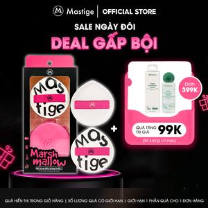 Bộ 2 Mút Tán Nền Kháng Khuẩn Mastige Marshmallow Mềm Mịn, Dễ Đánh Nền