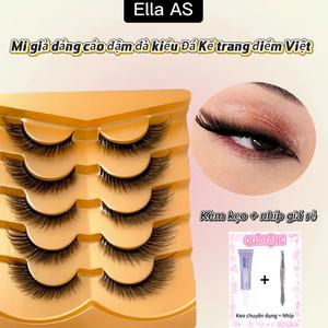 Fox-style thick Daji style Vietnamese false eyelashes come with glue and tweezers