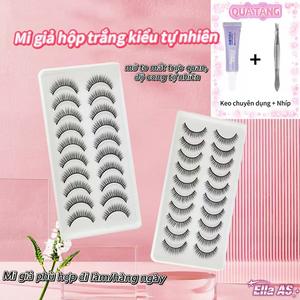 Lông Mi Giả, Lông Mi Manga, 5 Cặp, Lông Mi Mắt Mèo Dày, Phong Cách Âu Mỹ, Trông Tự Nhiên, Siêu Mềm, 3D, Phong Cách Cosplay Nhật Bản, Lông Mi Nửa Cắt Huyết Hỗn Hợp & Thái Lan, Lông Mi Dây Đeo Cứng, Có Dây Đeo Trong Suốt