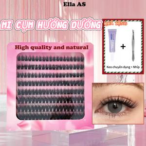 Lông Mi Tự Nhiên Chồn, My Anime Với Đôi Mắt Ướt-Ella AS, Lông Mi Cụm Tự Làm, Keo Và Nhíp Đặc Biệt Miễn Phí, Chất Lượng Cao