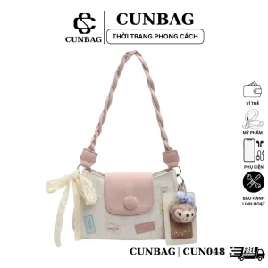 Túi Xách Nữ Love In Hình Nắp Cúc Hạt Xinh Thời Trang CUN048