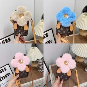Túi Mini Đựng Điện Thoại Hình Bông Hoa Cute Dáng Đứng CUN546