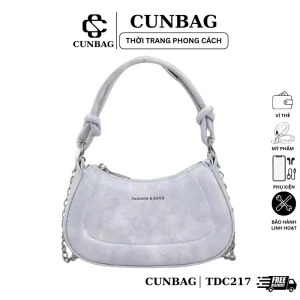 [Xả lỗ] Túi Xách Nữ quai tròn da trơn dày cầm tay Đeo Chéo Đeo Vai Da Pu Bag TDC217