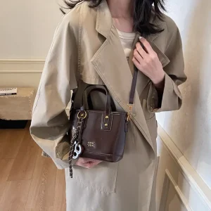 Túi Xách Nữ Da PU Bóng Cao Cấp – Phong Cách Retro Thời Thượng CUN746