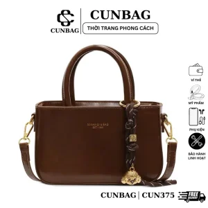 Túi Xách Nữ Dáng Vuông Cầm Tay Đeo Chéo Sang Chảnh Đi Chơi Đi Cafe Chụp Ảnh CUN375