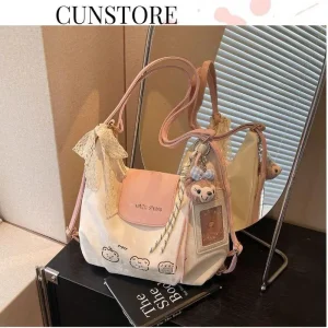 (Không Kèm Móc) Túi xách nữ deo vai kết hợp ba lô phong cách dễ thương CUN230