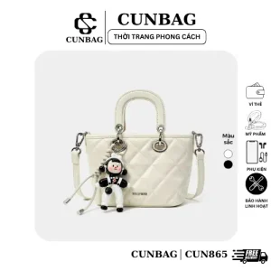 Túi Xách Nữ Kèm Charm Bé Hề – Dáng Hộp Mini Thời Trang CUN865