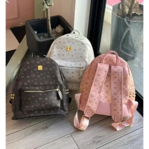 Balo Da PU Thời Trang Hàn Quốc Đinh Tán – Form Mini Siêu Xinh BL101