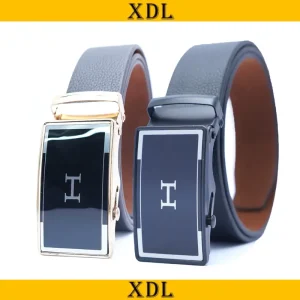 Thắt lưng nam mặt khóa tự động , dây nịt nam da nỉ A2LC38V