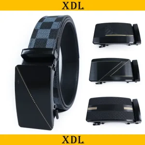 Thắt lưng nam khóa lẫy gạt , dây lưng kẻ caro trẻ trung A8GC75C HÀNG ĐẸP