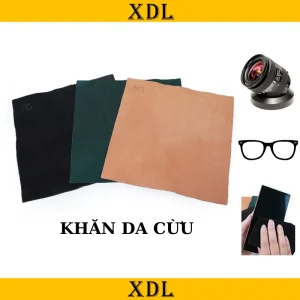 Khăn da cừu nhiều màu dùng vệ sinh lens máy ảnh, màn hình máy tính, điện thoại, khăn lau kính