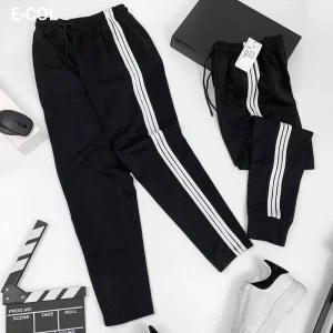 Quần Thể Thao Nỉ 3 Sọc Ecollect Cho Cả Nam và Nữ QT22(40-86kg) Form Chuẩn, Chất Dày Đẹp #QT21 Sport Tập Thể Dục Tập Gym Thể Dục