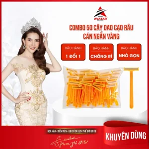 Dao cạo hai lưỡi, Gói 50, Cung cấp khách sạn, khu nghỉ dưỡng và cửa hàng tiện lợi, Sản phẩm của Avatar Việt Nam