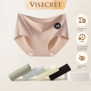 Quần Lót Quần Chíp Nữ Chất Su Đúc Lạnh Kháng Khuẩn 10A Cạp Vừa Thoáng Mát -- VN250701K